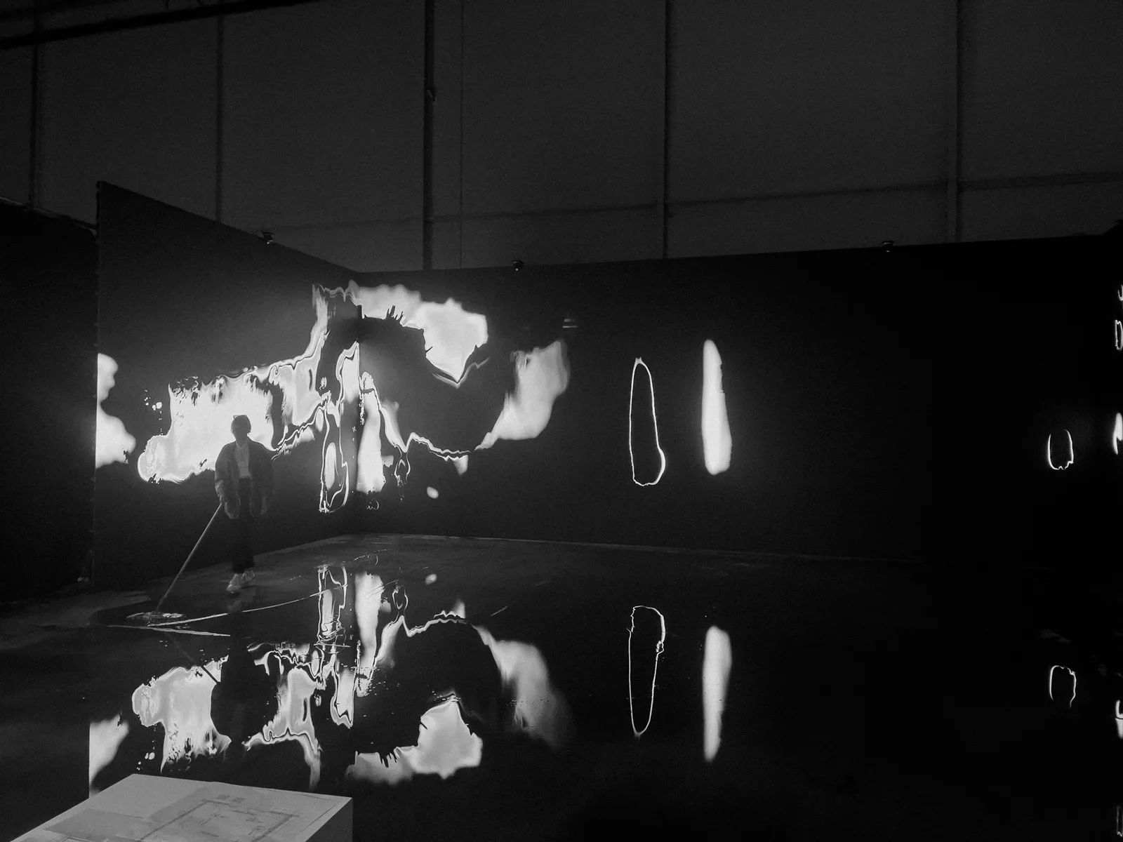 Exhibizz interactive installation, generative LED visuals, Bratislava 2025