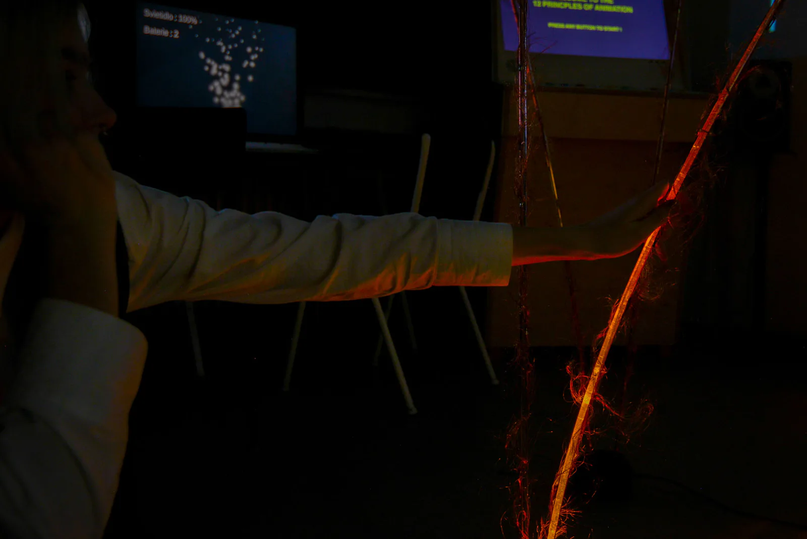Synapse interactive installation by Antonín Kindl, Bratislava 2023