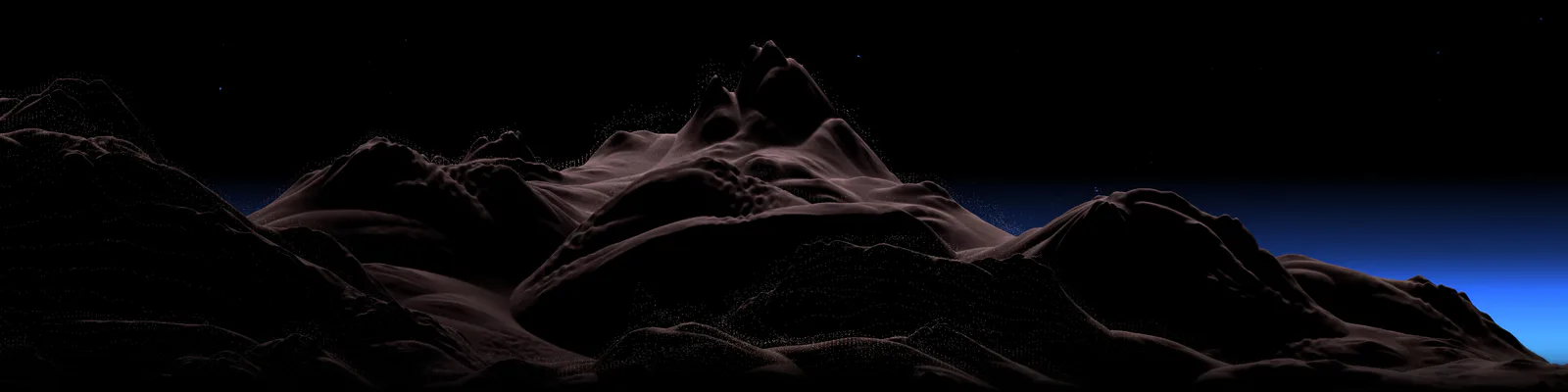 Summit Everest sequence, 360° generative visual