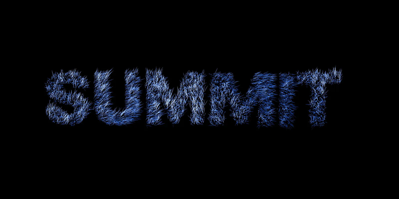 Summit 360° generative visual on 160m LED wall, Bratislava 2025