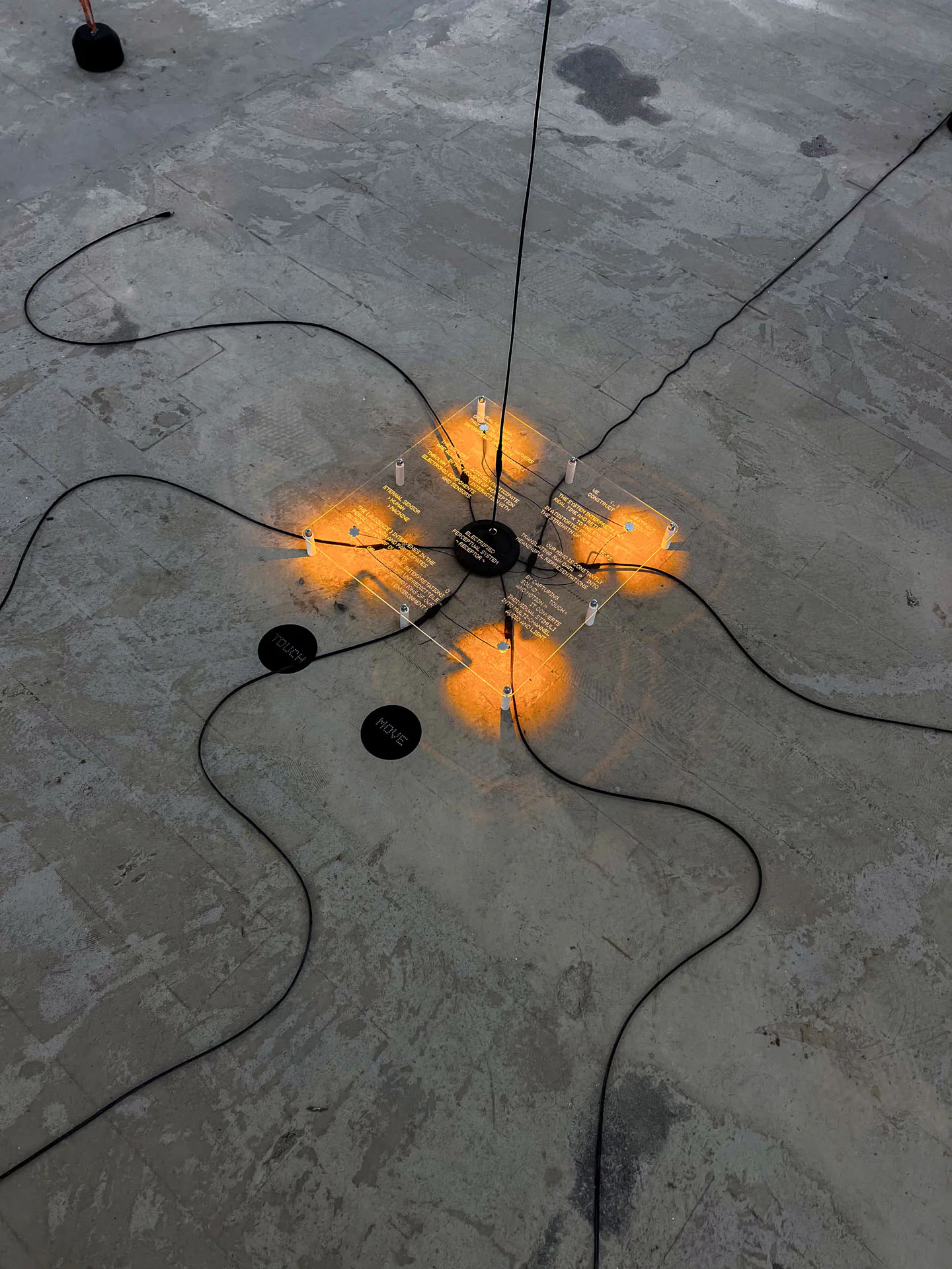 Synapse interactive installation by Antonín Kindl, Bratislava 2023