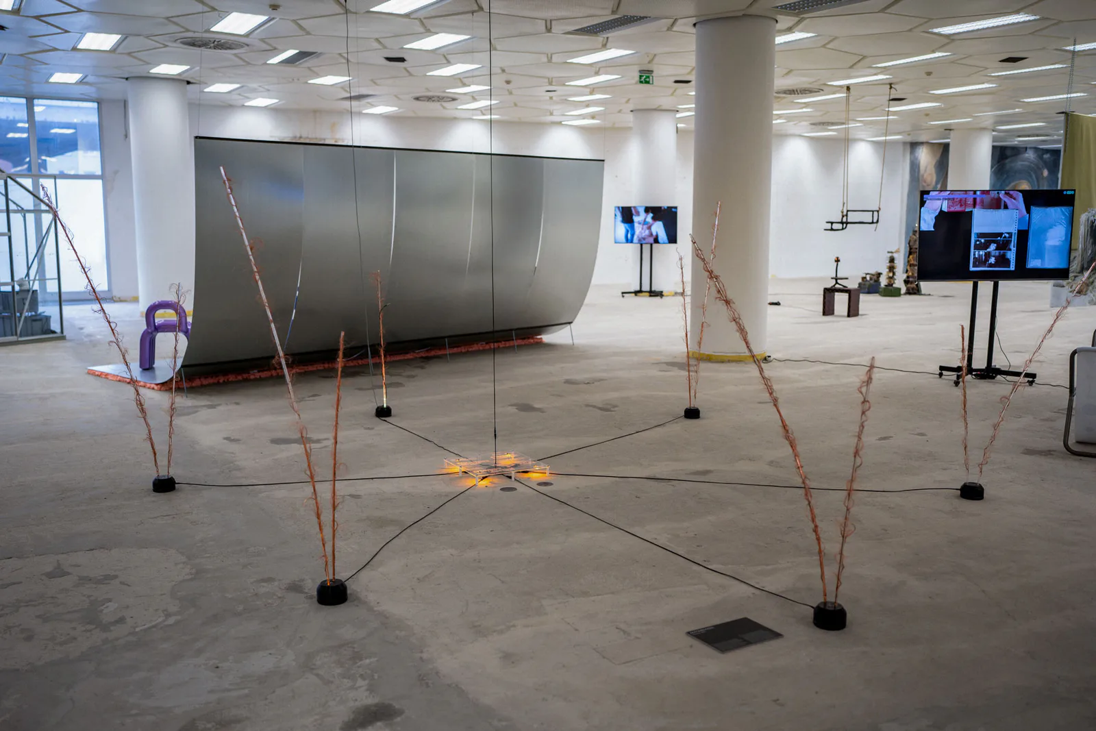 Synapse interactive installation by Antonín Kindl, Bratislava 2023