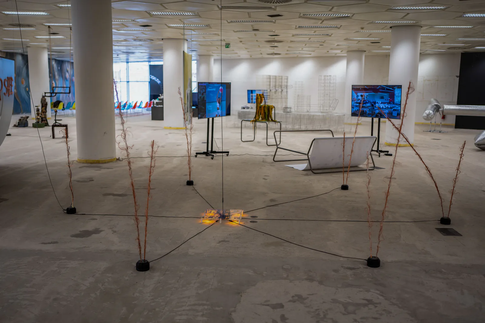 Synapse interactive installation by Antonín Kindl, Bratislava 2023