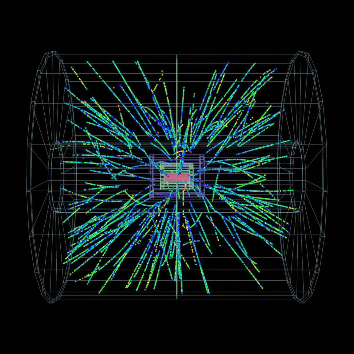 Receptor interactive installation with optical fibres and sensors