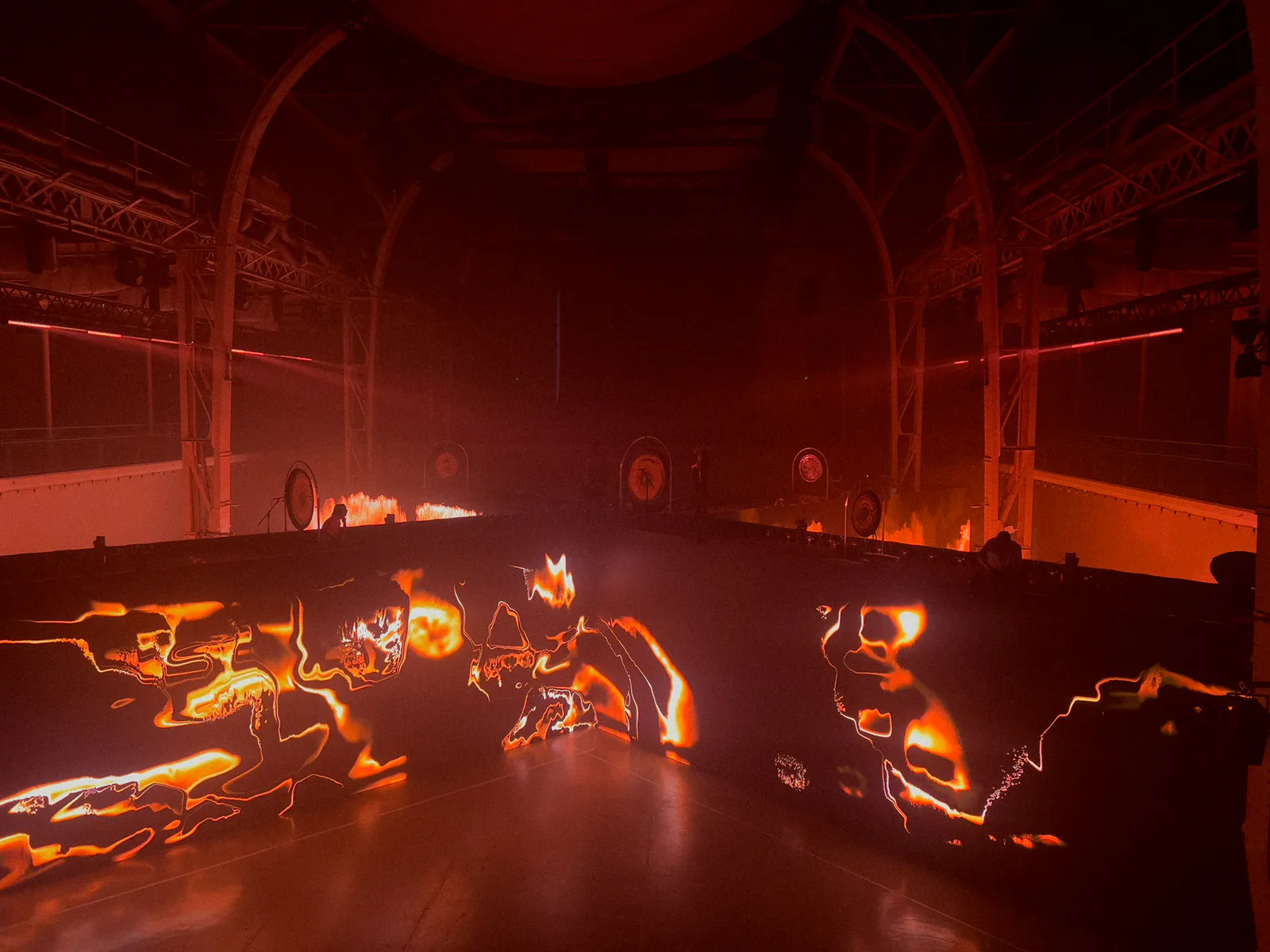 Exhibizz interactive installation, generative LED visuals, Bratislava 2025