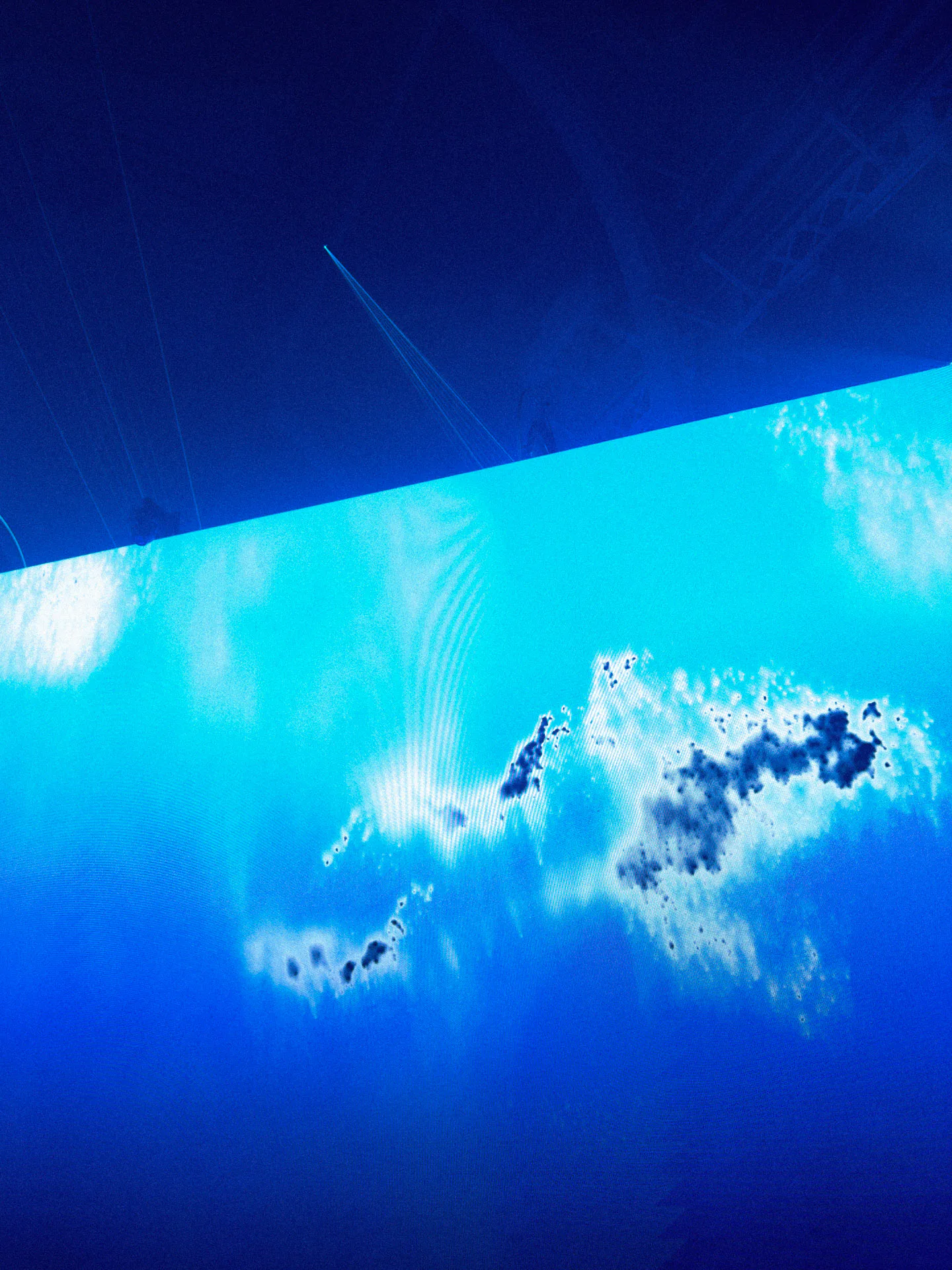 Exhibizz interactive installation, generative LED visuals, Bratislava 2025