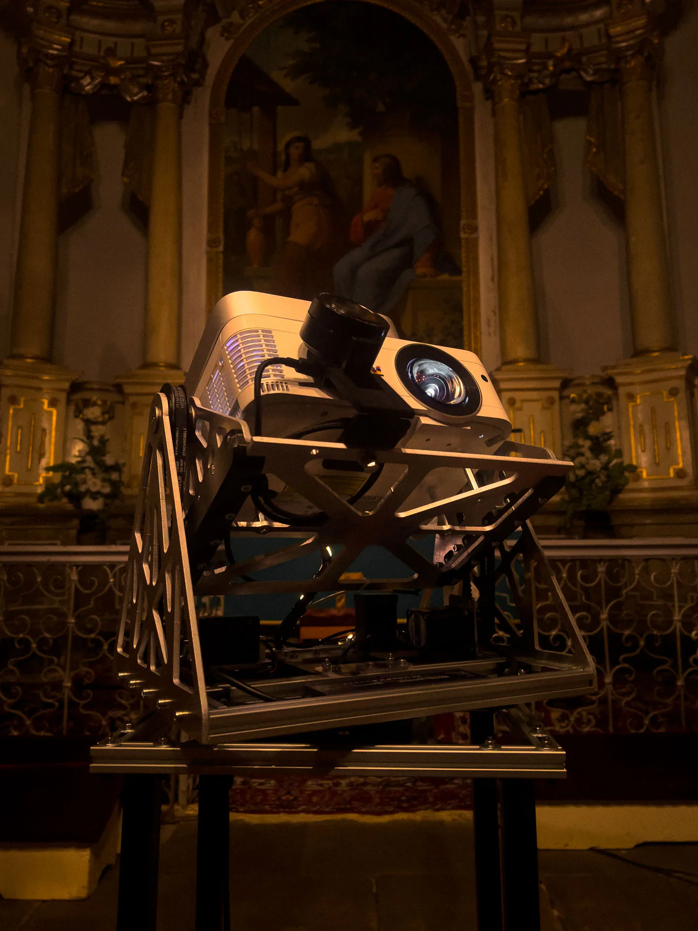 OKO I kinetic eye installation at Gelnica by Antonín Kindl 2024