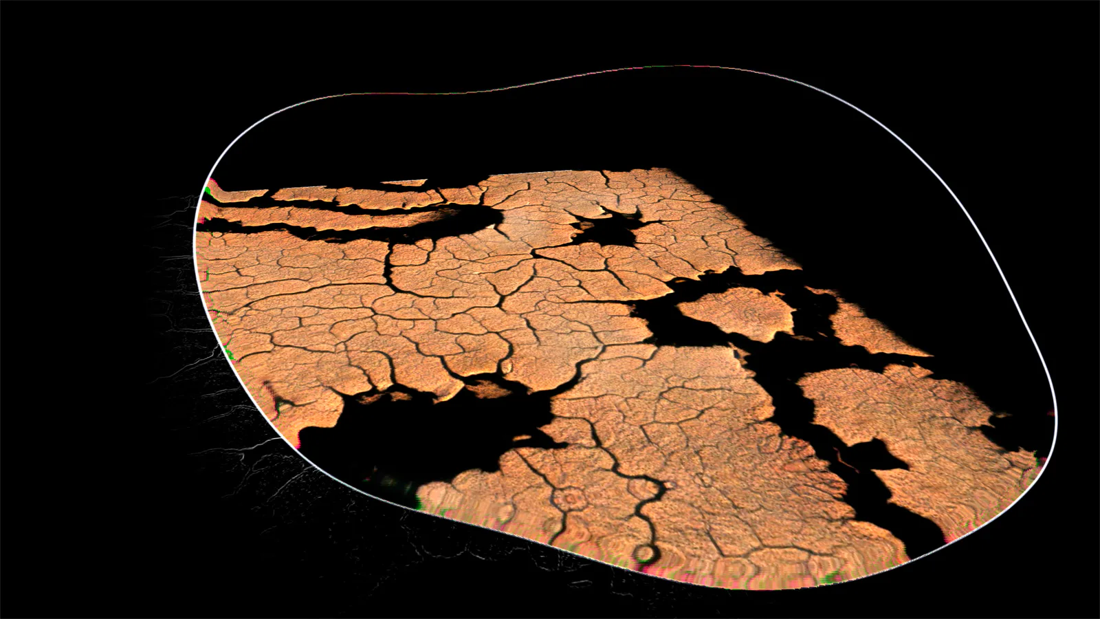 OKO generative projection visual, Signal Festival 2025