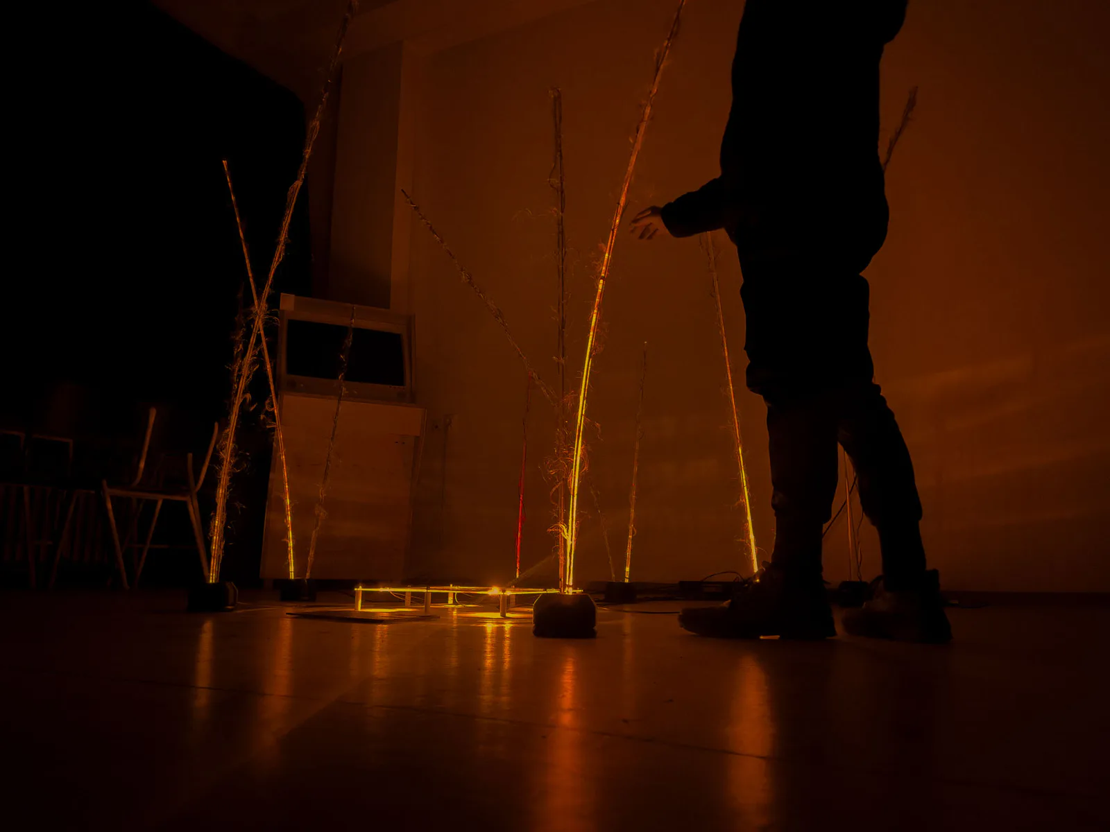 Synapse interactive installation by Antonín Kindl, Bratislava 2023