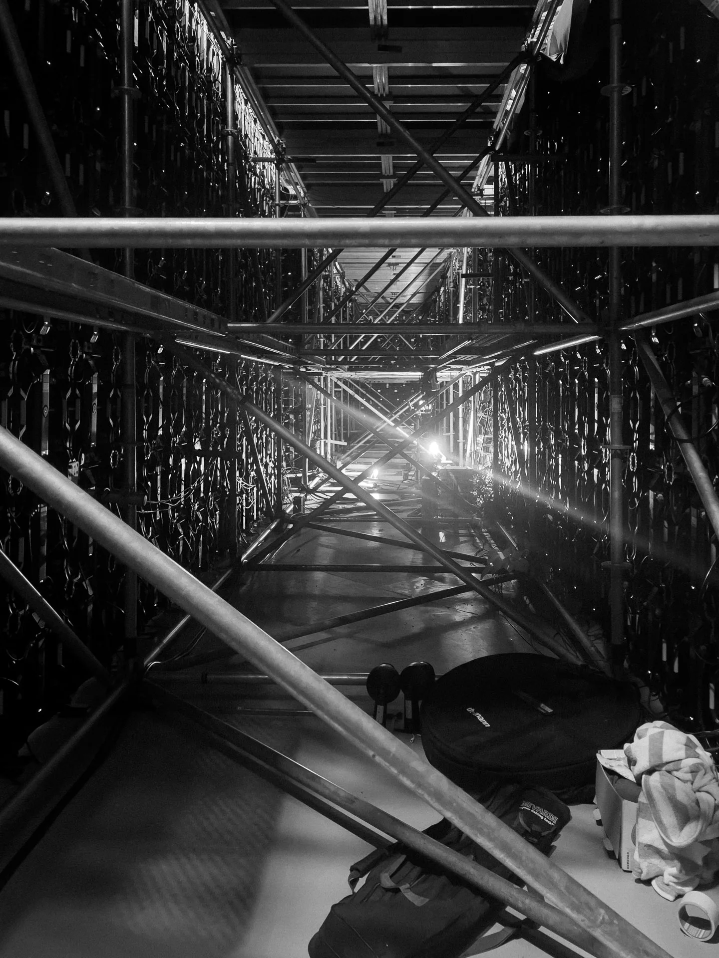 Exhibizz interactive installation, generative LED visuals, Bratislava 2025