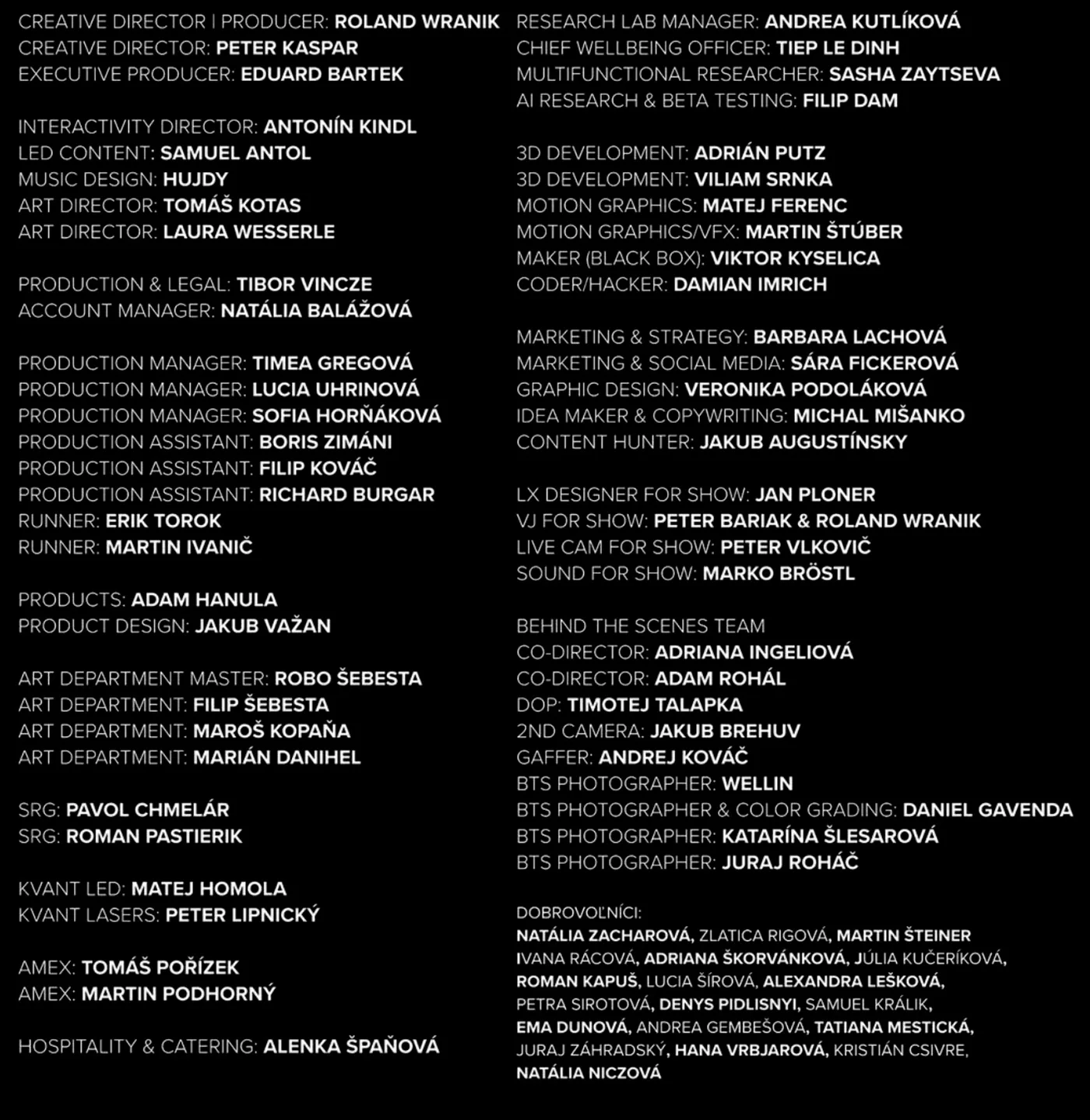 Exhibizz collaboration team credits
