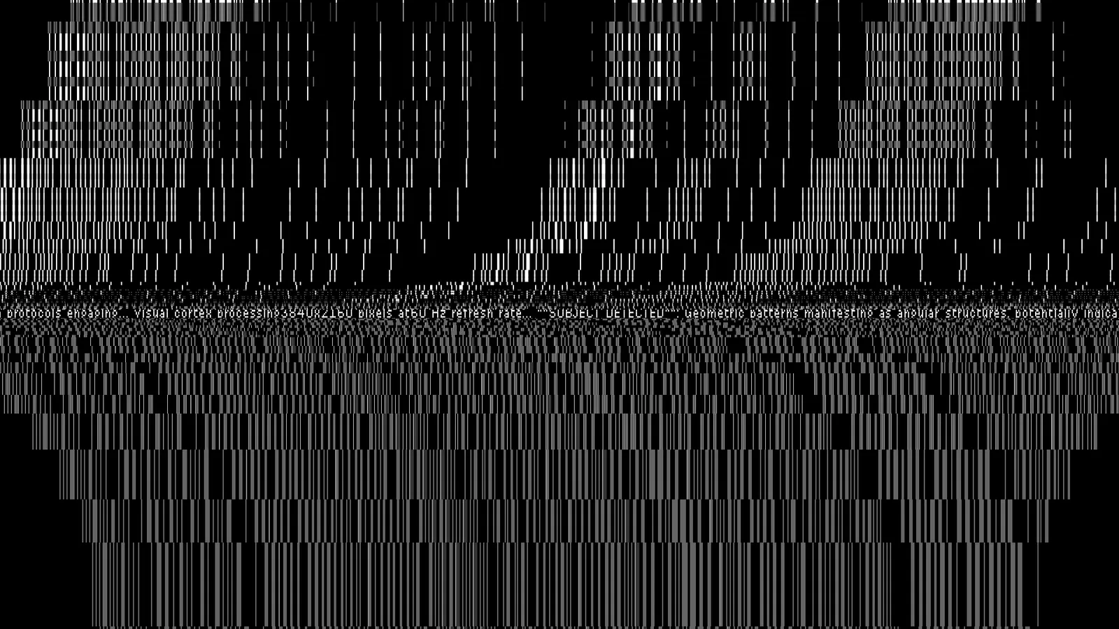 OKO generative projection visual, Signal Festival 2025