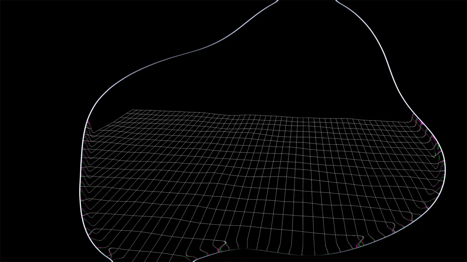 OKO generative projection visual, Signal Festival 2025