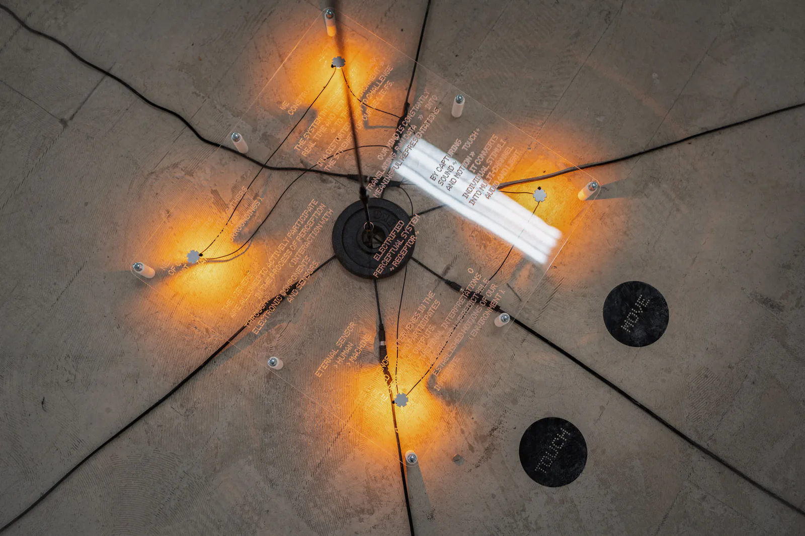 Synapse interactive installation by Antonín Kindl, Bratislava 2023