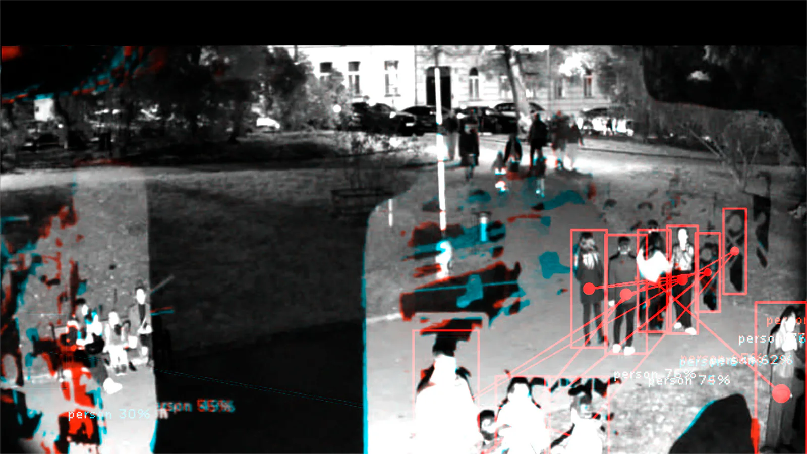 OKO generative projection visual, Signal Festival 2025