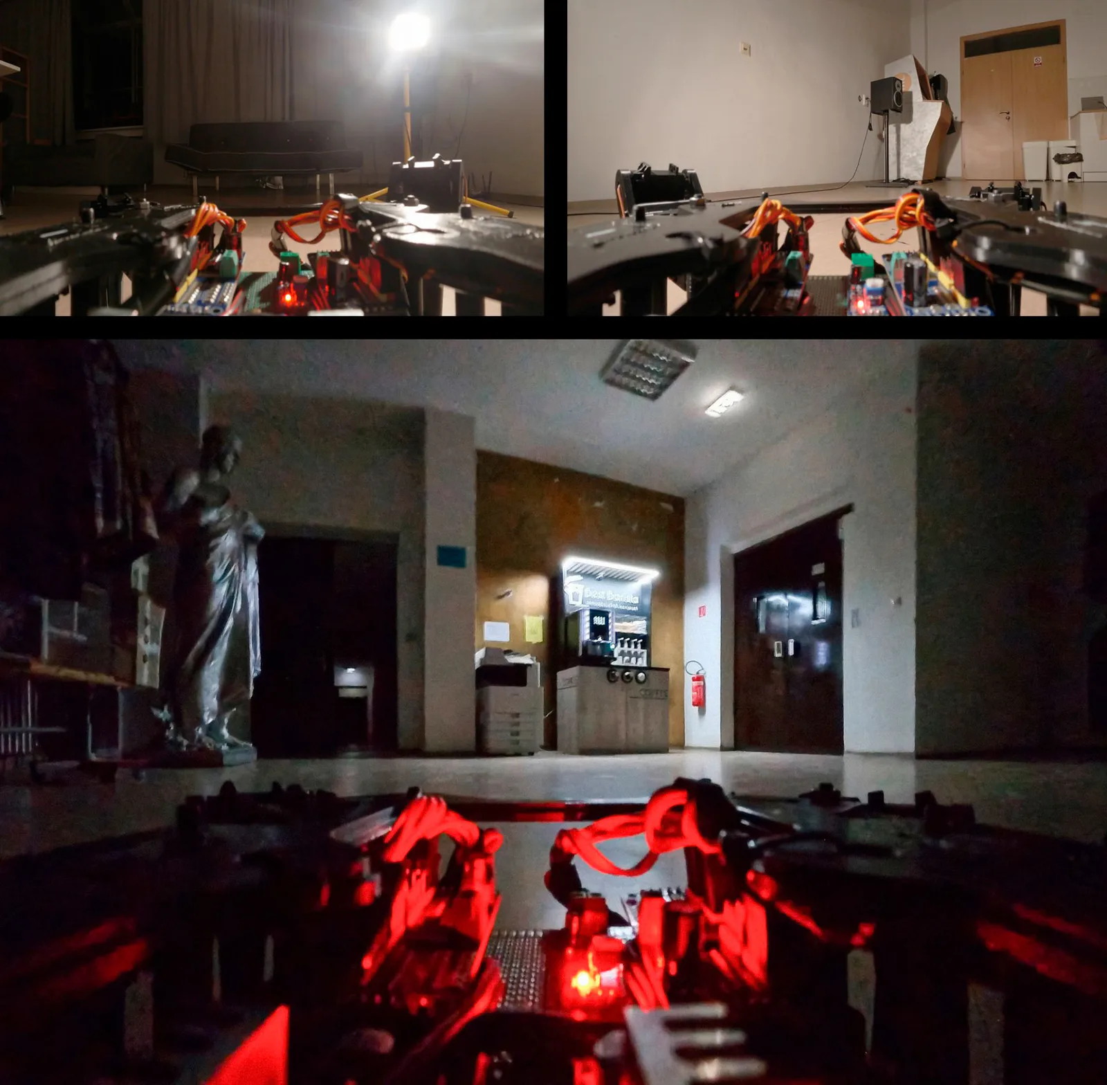 System: The Ascent of a New Kind by Antonín Kindl, electronic organisms installation, VŠVU MediaLab 2025