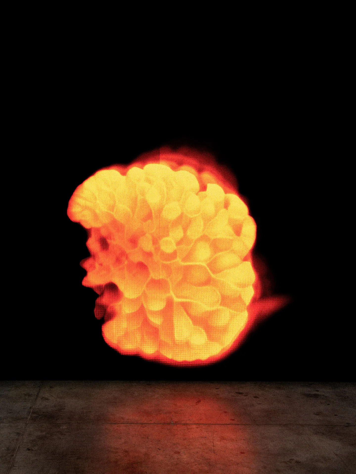 Exhibizz interactive installation, generative LED visuals, Bratislava 2025