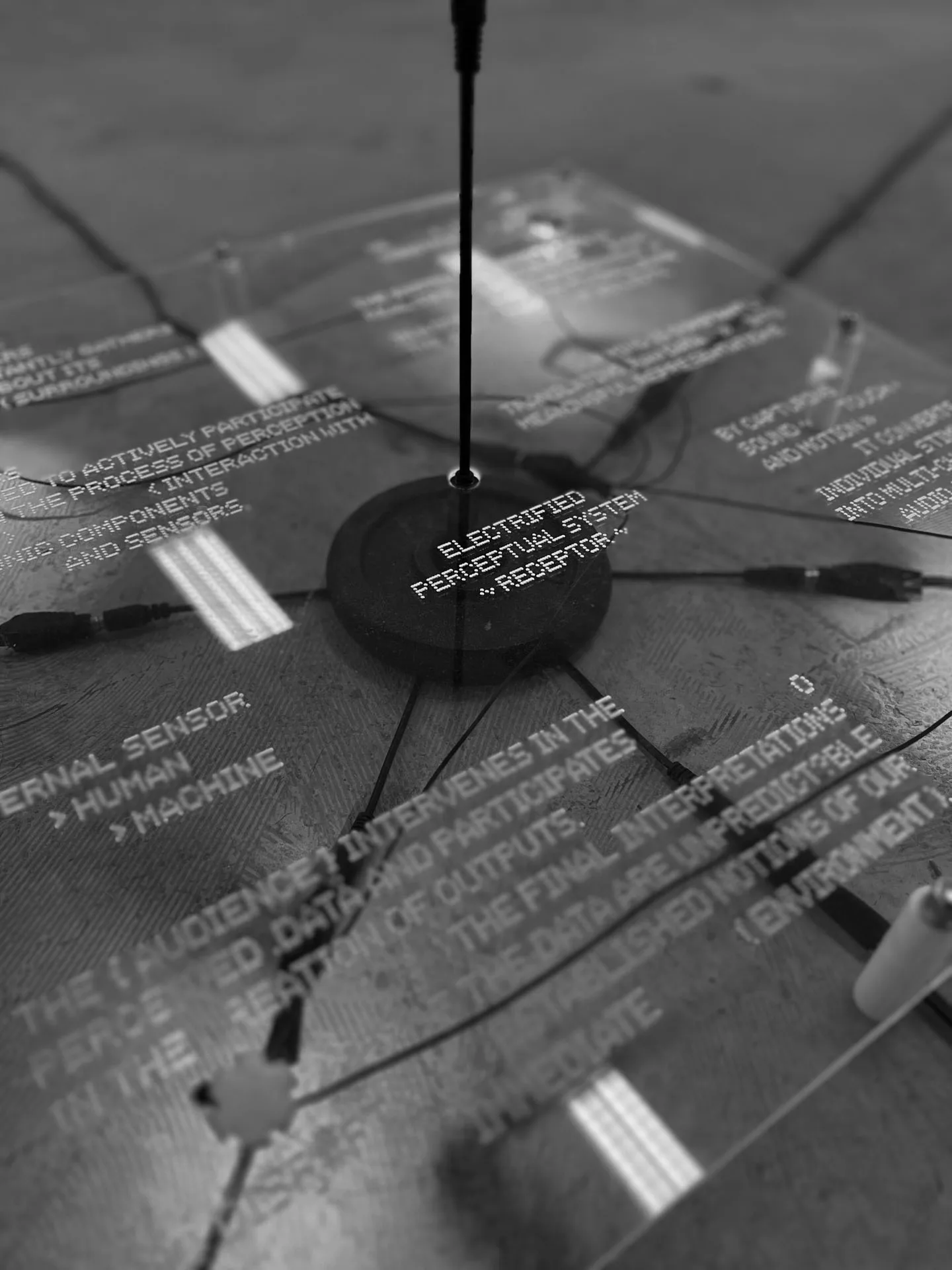 Synapse interactive installation by Antonín Kindl, Bratislava 2023