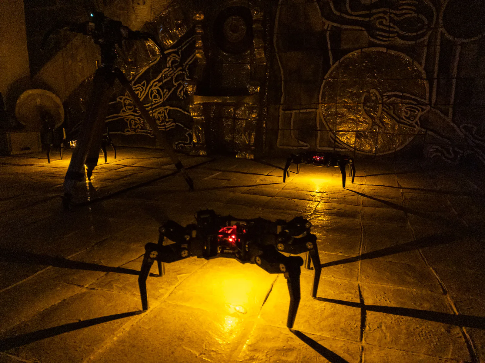System: The Ascent of a New Kind by Antonín Kindl, electronic organisms installation, VŠVU MediaLab 2025