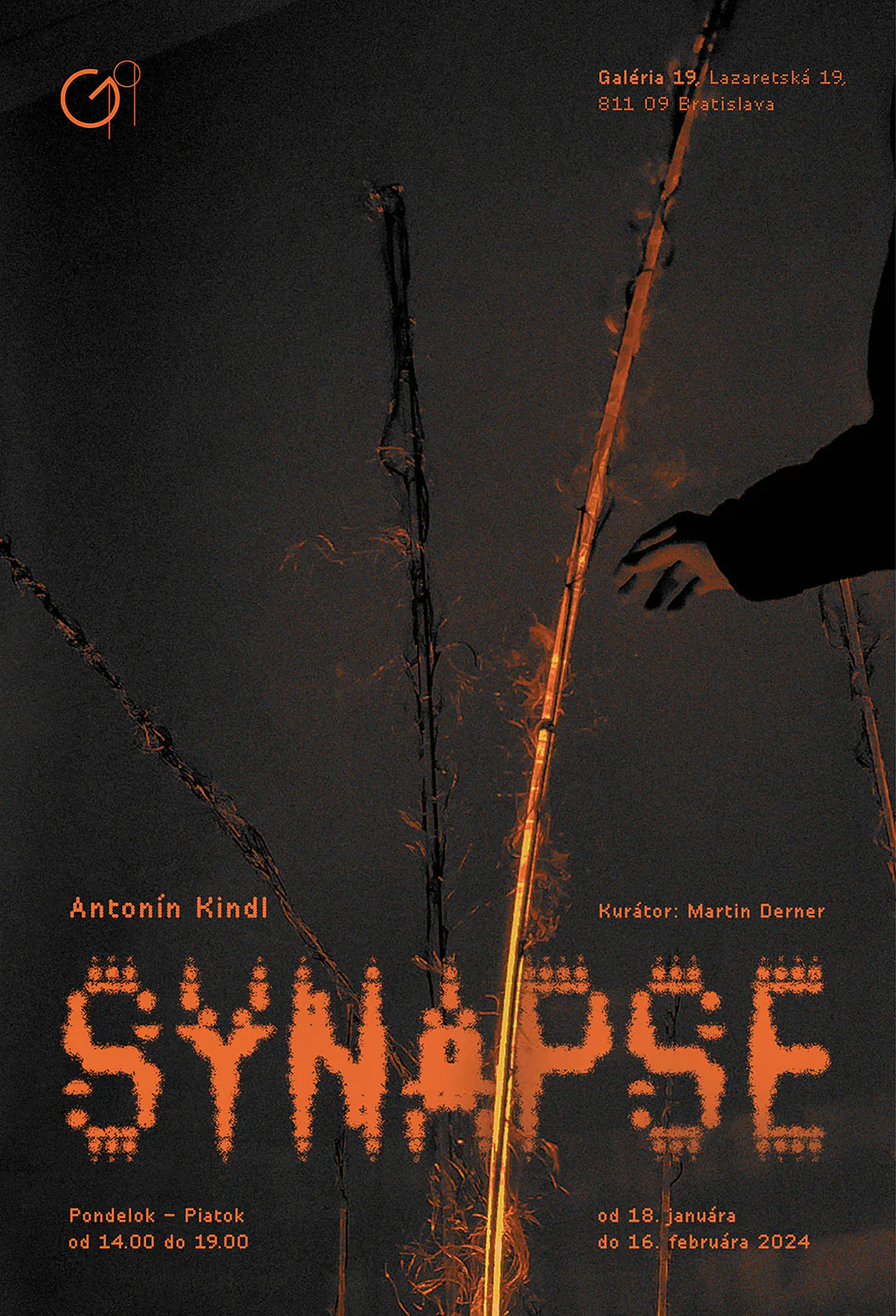 Synapse exhibition invitation card