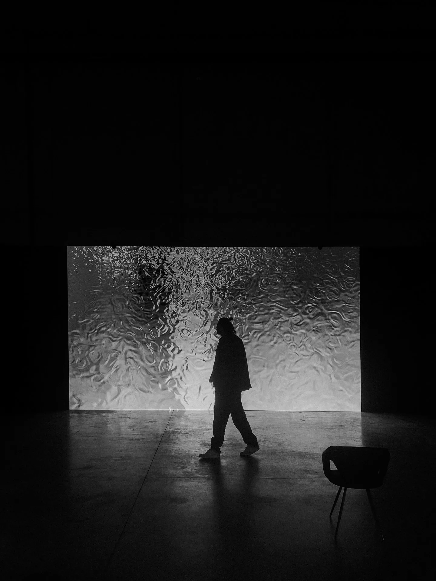 Exhibizz interactive installation, generative LED visuals, Bratislava 2025