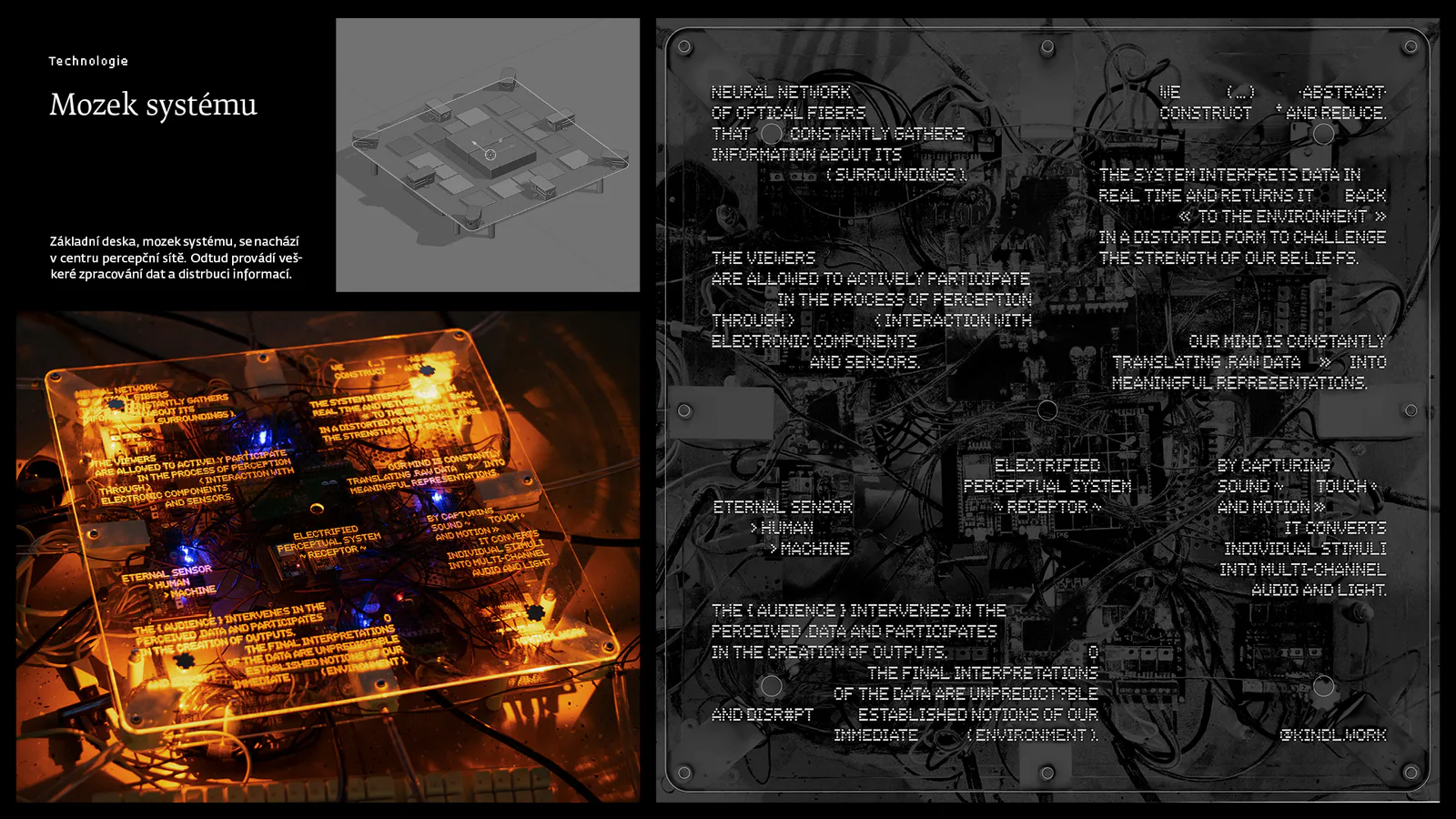 Receptor process and concept by Antonín Kindl